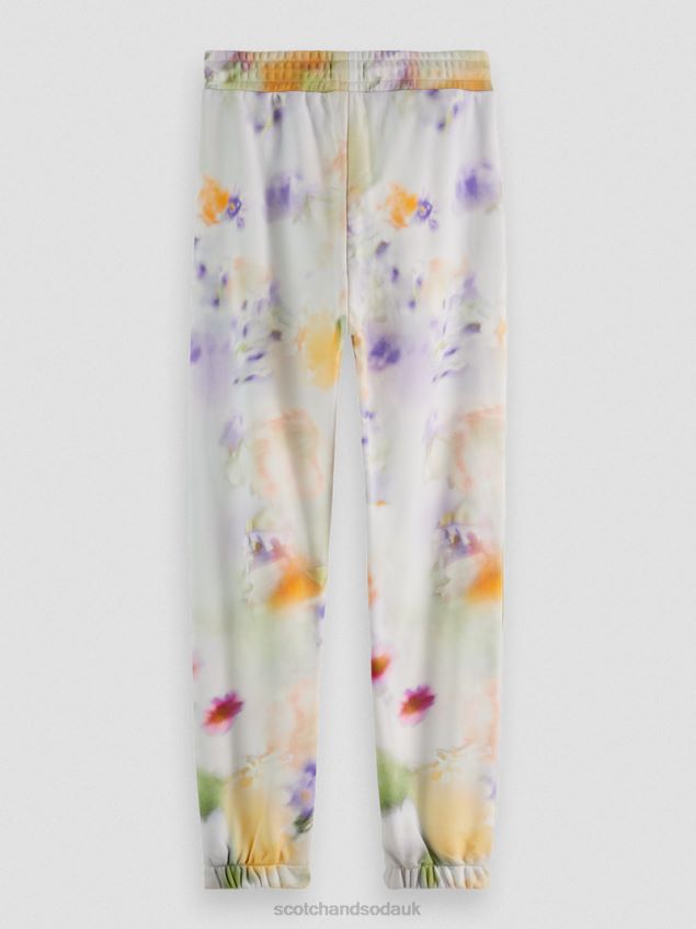 Scotch & Soda Women Easy Sweatpants LP48HB165 Clothing Motion Print