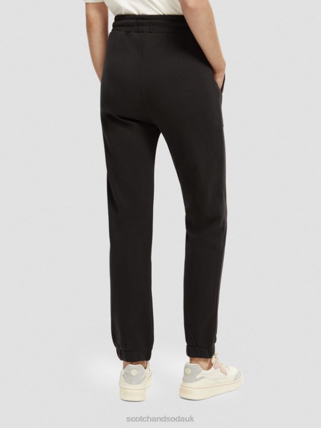 Scotch & Soda Women Graphic Sweatpants LP48HB170 Clothing Black