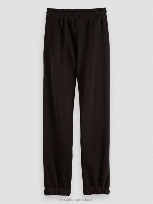Scotch & Soda Women Graphic Sweatpants LP48HB170 Clothing Black